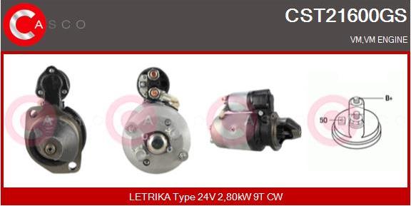 Casco CST21600GS - Стартер avtolavka.club