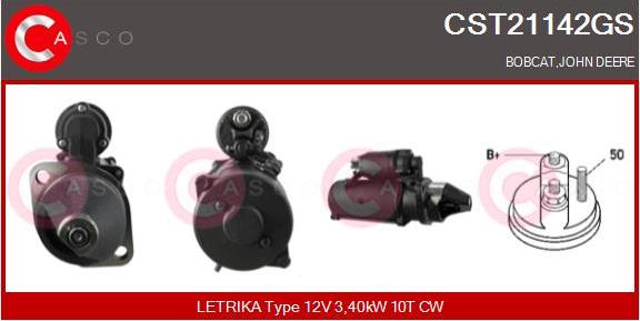 Casco CST21142GS - Стартер avtolavka.club