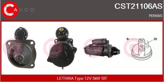 Casco CST21106AS - Стартер avtolavka.club