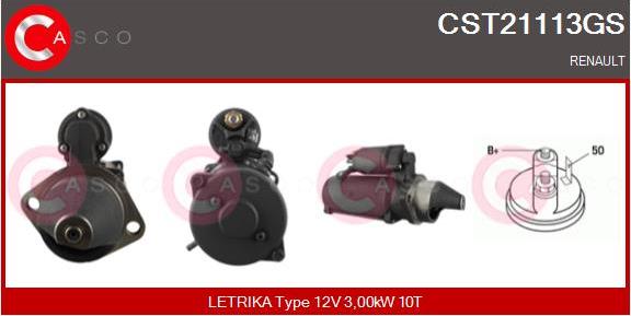 Casco CST21113GS - Стартер avtolavka.club