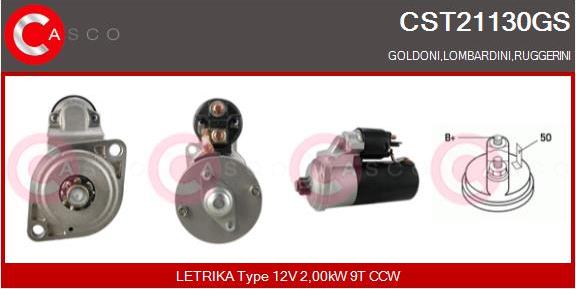 Casco CST21130GS - Стартер avtolavka.club