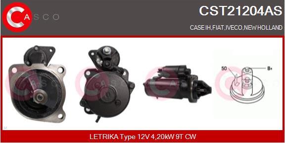 Casco CST21204AS - Стартер avtolavka.club