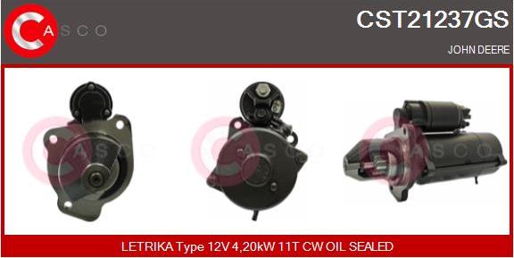 Casco CST21237GS - Стартер avtolavka.club