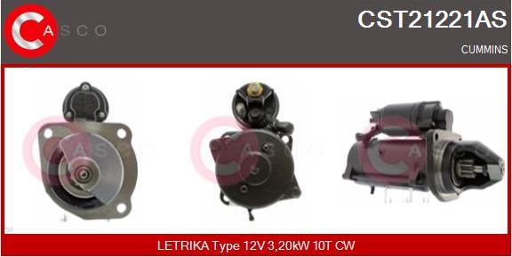 Casco CST21221AS - Стартер avtolavka.club