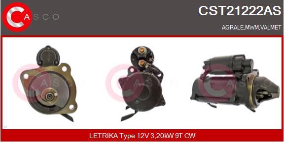 Casco CST21222AS - Стартер avtolavka.club