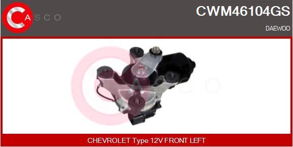 Casco CWM46104GS - Двигун склоочисника avtolavka.club
