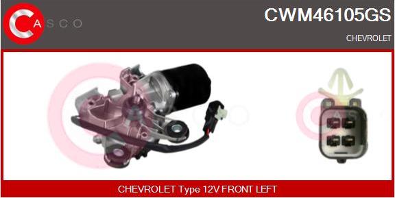 Casco CWM46105GS - Двигун склоочисника avtolavka.club
