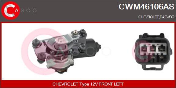 Casco CWM46106AS - Двигун склоочисника avtolavka.club