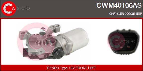 Casco CWM40106AS - Двигун склоочисника avtolavka.club