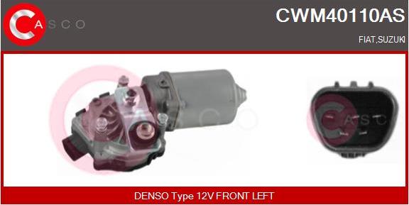 Casco CWM40110AS - Двигун склоочисника avtolavka.club