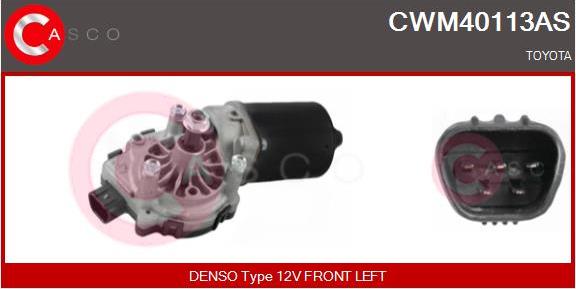 Casco CWM40113AS - Двигун склоочисника avtolavka.club