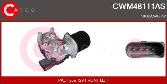 Casco CWM48111AS - Двигун склоочисника avtolavka.club