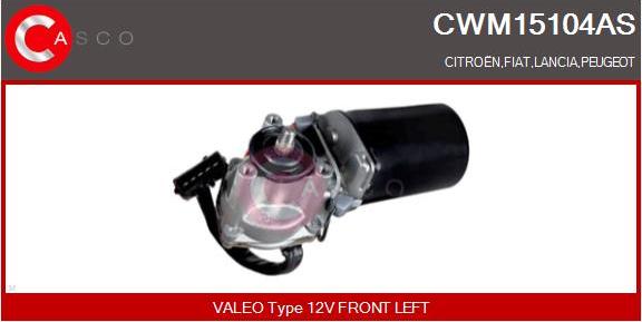 Casco CWM15104AS - Двигун склоочисника avtolavka.club