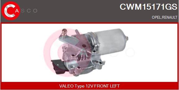 Casco CWM15171GS - Двигун склоочисника avtolavka.club