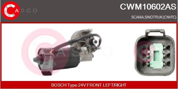 Casco CWM10602AS - Двигун склоочисника avtolavka.club