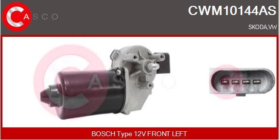 Casco CWM10144AS - Двигун склоочисника avtolavka.club