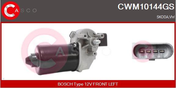 Casco CWM10144GS - Двигун склоочисника avtolavka.club