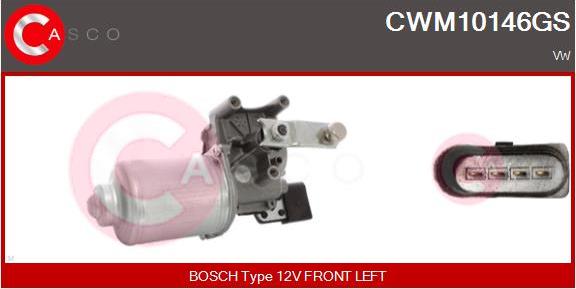 Casco CWM10146GS - Двигун склоочисника avtolavka.club