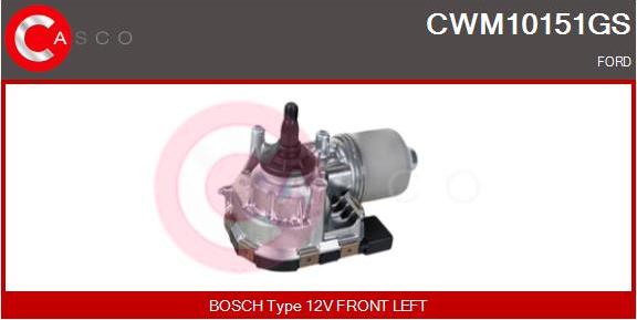 Casco CWM10151GS - Двигун склоочисника avtolavka.club