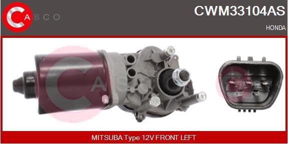 Casco CWM33104AS - Двигун склоочисника avtolavka.club