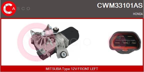 Casco CWM33101AS - Двигун склоочисника avtolavka.club