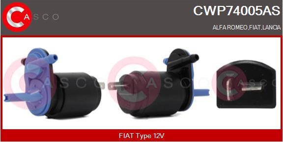 Casco CWP74005AS - Водяний насос, система очищення вікон avtolavka.club