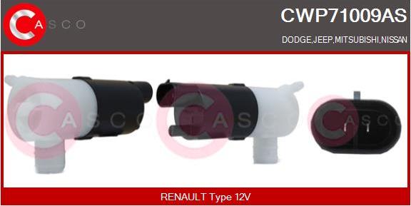 Casco CWP71009AS - Водяний насос, система очищення вікон avtolavka.club