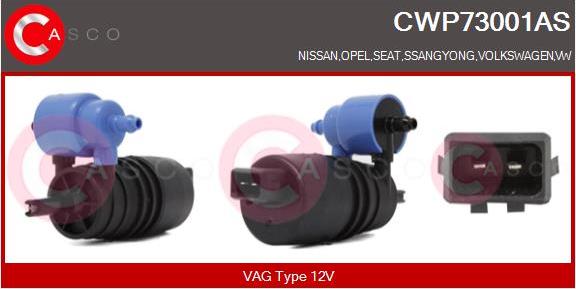 Casco CWP73001AS - Водяний насос, система очищення вікон avtolavka.club