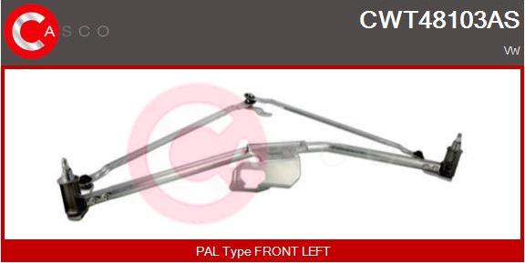 Casco CWT48103AS - Система тяг і важелів приводу склоочисника avtolavka.club