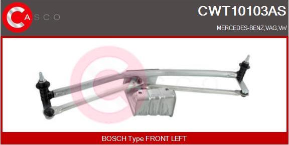 Casco CWT10103AS - Система тяг і важелів приводу склоочисника avtolavka.club