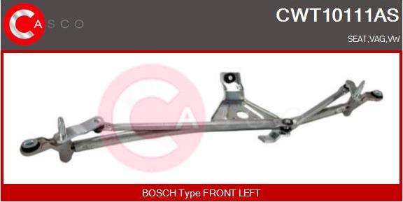 Casco CWT10111AS - Система тяг і важелів приводу склоочисника avtolavka.club
