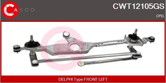 Casco CWT12105GS - Система тяг і важелів приводу склоочисника avtolavka.club