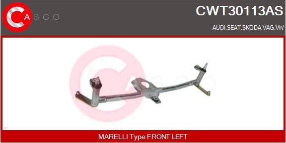 Casco CWT30113AS - Система тяг і важелів приводу склоочисника avtolavka.club