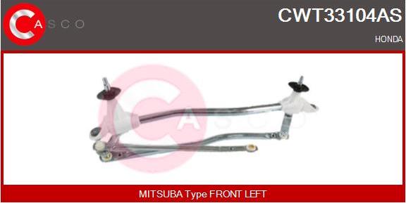 Casco CWT33104AS - Система тяг і важелів приводу склоочисника avtolavka.club