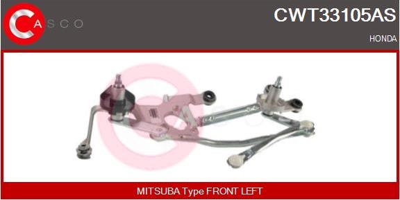 Casco CWT33105AS - Система тяг і важелів приводу склоочисника avtolavka.club