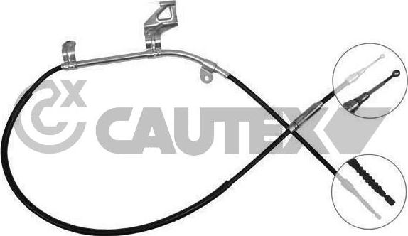 Cautex 468012 - Трос, гальмівна система avtolavka.club
