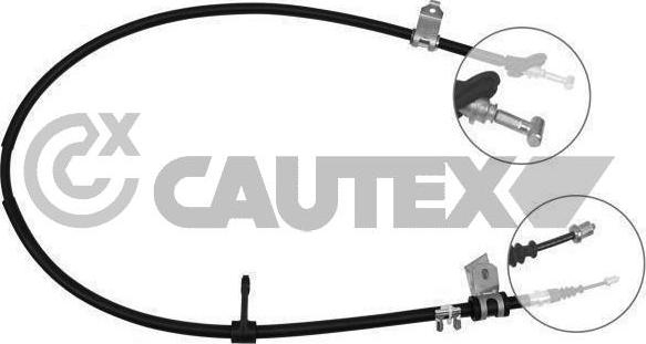 Cautex 019033 - Трос, гальмівна система avtolavka.club