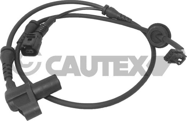 Cautex 755160 - Датчик ABS, частота обертання колеса avtolavka.club