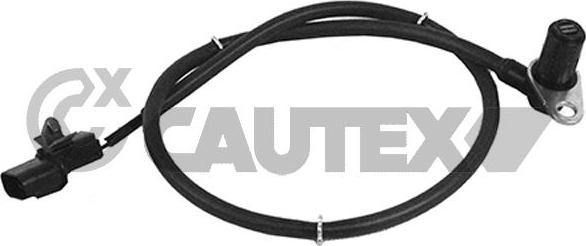 Cautex 755310 - Датчик ABS, частота обертання колеса avtolavka.club