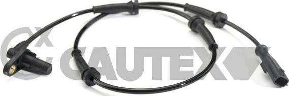 Cautex 755259 - Датчик ABS, частота обертання колеса avtolavka.club