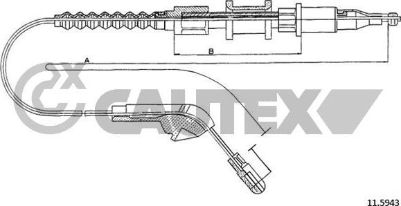 Cautex 762004 - Трос, гальмівна система avtolavka.club