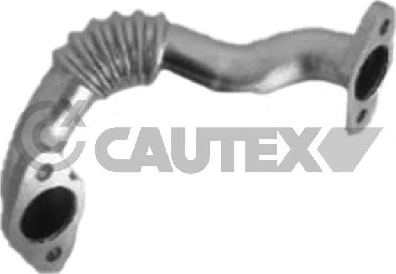 Cautex 771787 - Трубка, клапан повернення ОГ avtolavka.club
