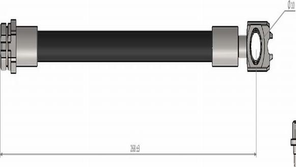 CAVO C900 642A - Гальмівний шланг avtolavka.club