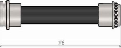 CAVO C900 287A - Гальмівний шланг avtolavka.club