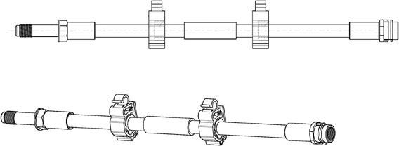 CEF 512827 - Гальмівний шланг avtolavka.club