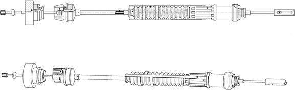 CEF CT01158 - Трос, управління зчепленням avtolavka.club