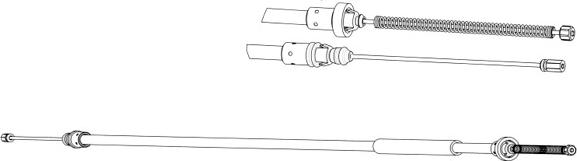 CEF CT02142 - Трос, гальмівна система avtolavka.club