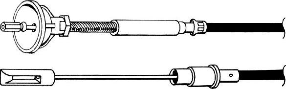 CEF VW01103 - Трос, управління зчепленням avtolavka.club