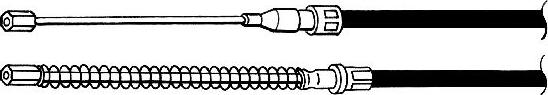 CEF VW02140 - Трос, гальмівна система avtolavka.club