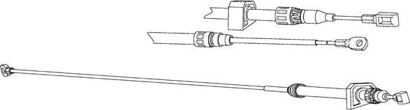 CEF VW02207 - Трос, гальмівна система avtolavka.club